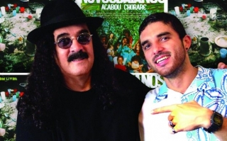 Moraes Moreira e seu filho, Davi Moraes