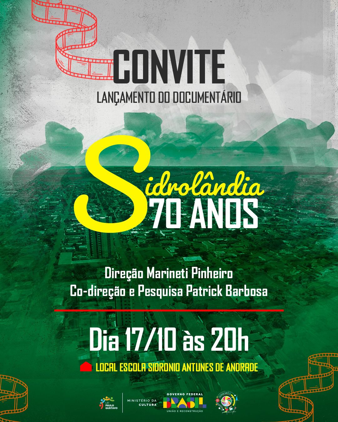 Documentário sobre a história de Sidrolândia será lançado nesta quinta-feira